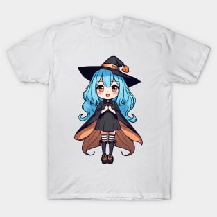 Anime girl witch halloween T-Shirt